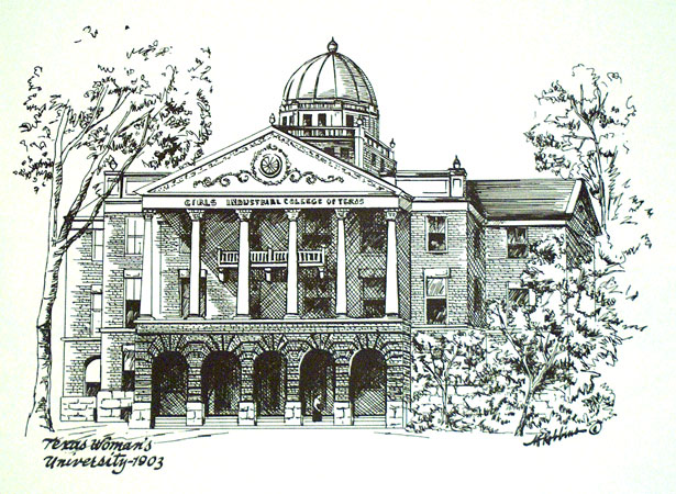 Old Main Sketch - Robbins