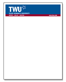 TWU Letterhead Shell #1