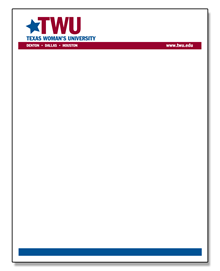 TWU Letterhead Shell #6