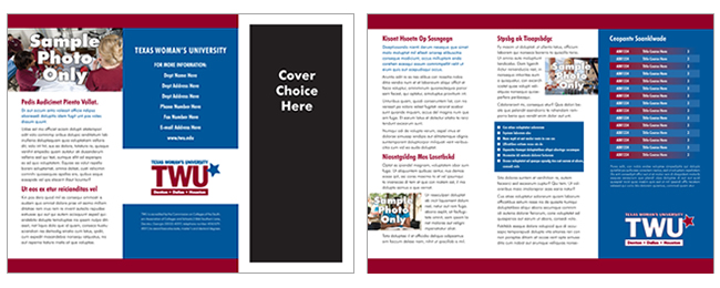 TWU Brochure Template F Outer and Inner Panels