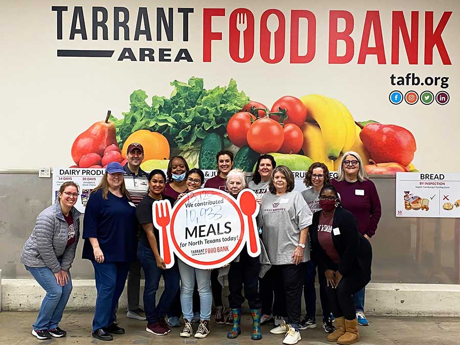 Tarrant Area Food Bank Volunteer Day December 2021