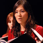 TWU students singing in a choir