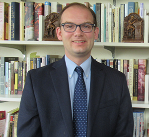 TWU professor of history and president of Phi Alpha Theta National History Honor Society, Jacob M. Blosser, Ph.D.