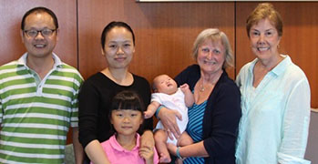 photo of yang and family