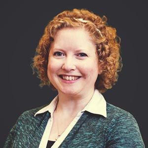 a headshot of Bekah Abernathy