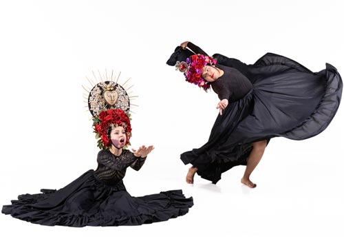 International Dance Company member performs ballet folklorico