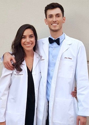 TWU alumni Kristi Hammerle (DPT '20) and Justin Martin (DPT '20)