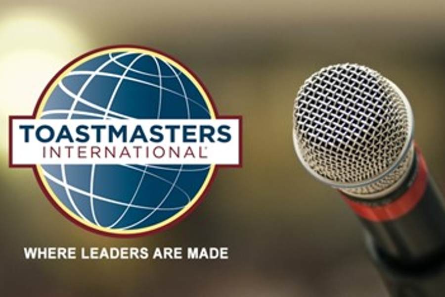 Toastmasters logo and microphone