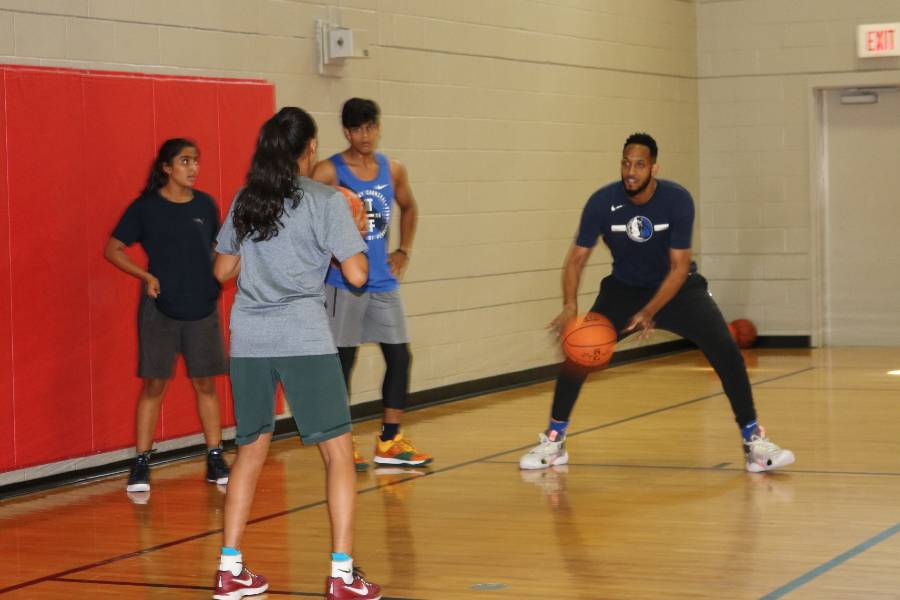 Students engaged in coaching