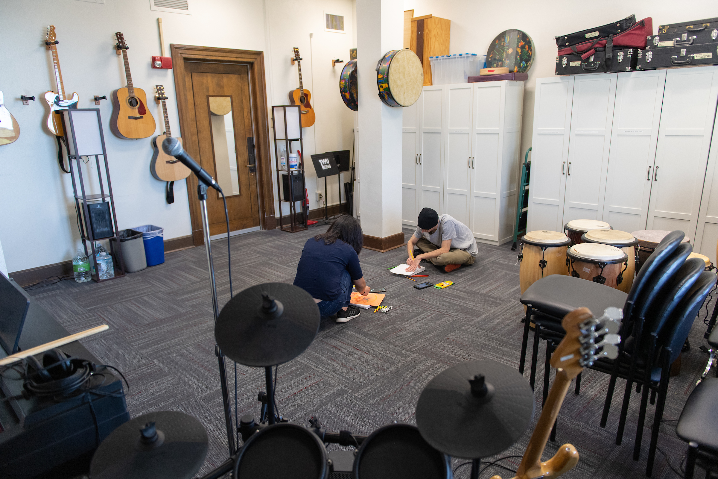 Photo of a TWU Music classroom