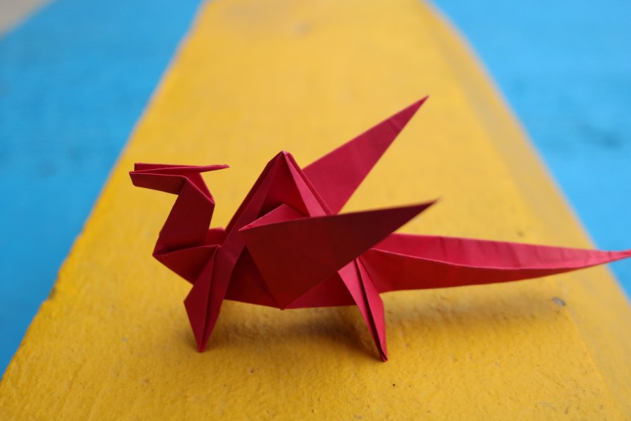 Origami dragon