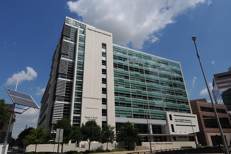 exterior view of TWU Houston building 