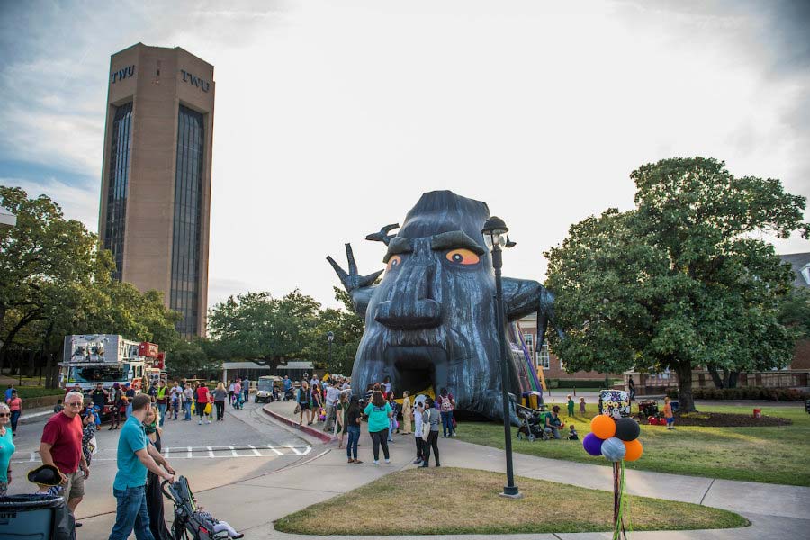 Halloween festival at TWU Denton